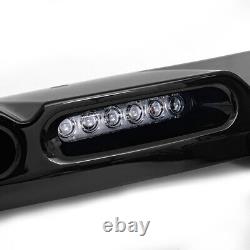 Pour Land Rover Defender 90 & 110 Barre de lumière de toit à LED noir brillant avec feux de jour 2020-2023