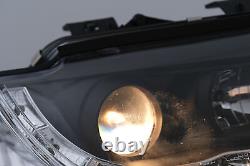 Projecteurs Led Drl Pour Audi A4 Cabriolet B6 8h7 8he 2002-2006 Noir