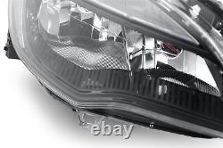 Vauxhall Astra J Mk6 13-15 Drl Black Headlight Droite Driver Off Side Oem Hella