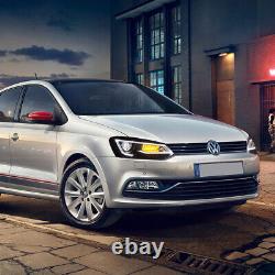 Vland Phares À Led Avec Indicateur Séquentiel Pour 2011-2017 Volkswagen Polo A Set