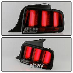 ^superflux Led Inverser^ Smoke Neon Tube Sequential Tail Light Pour 05-09 Mustang